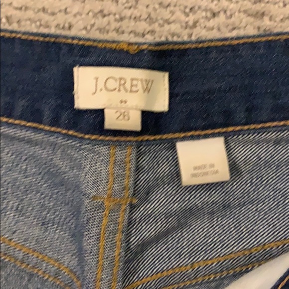 J. Crew distressed denim/jean shorts, size 26 - Picture 2 of 6